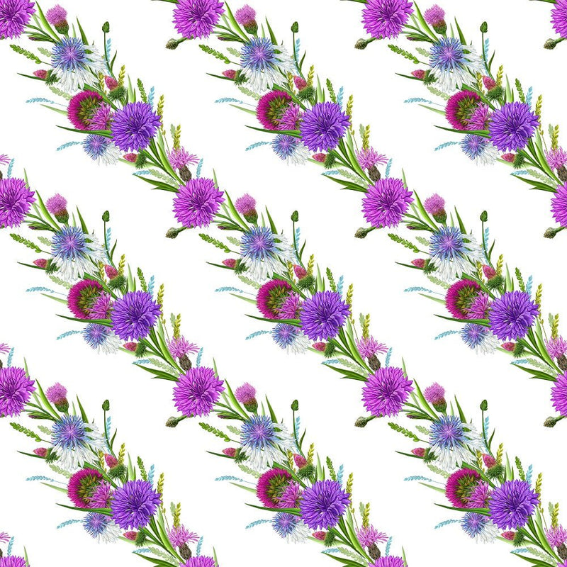 Fields of Cornflowers Pattern 3 Fabric - ineedfabric.com