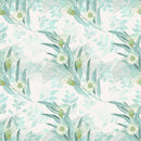 Fields of Eucalyptus Blooming Fabric - Cream - ineedfabric.com
