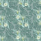 Fields of Eucalyptus Blooming Fabric - Dark Green - ineedfabric.com