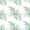 Fields of Eucalyptus Blooming Fabric - White - ineedfabric.com