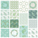 Fields of Eucalyptus Fat Eighth Bundle - 15 Pieces - ineedfabric.com