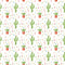 Fiesta! Cactus Allover Fabric - White - ineedfabric.com