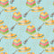 Fiesta! Music Fabric - Blue - ineedfabric.com