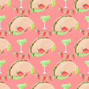 Fiesta! Tacos Fabric - Red - ineedfabric.com