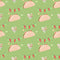 Fiesta! Tacos with Peppers Fabric - Green - ineedfabric.com