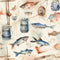 Fishing Up North Pattern 2 Fabric - ineedfabric.com
