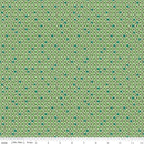 Flea Market Needlepoint Fabric - Green - ineedfabric.com