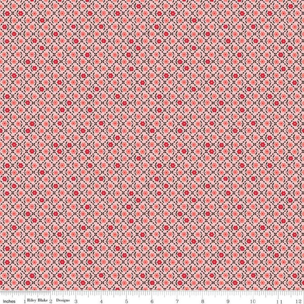 Flea Market Needlepoint Fabric - Pink - ineedfabric.com
