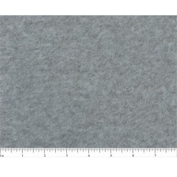 Fleece Fabric 60in - Heather Gray - ineedfabric.com