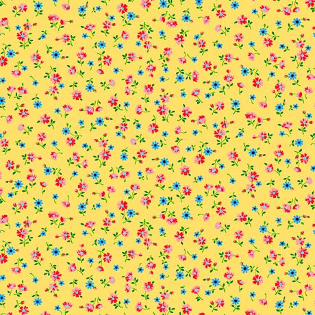 Floral Cache Mini Spaced Floral Fabric - ineedfabric.com