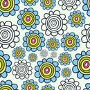 Floral Doodle 1 Fabric - ineedfabric.com