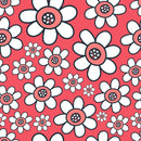 Floral Doodle 8 Fabric - ineedfabric.com