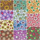 Floral Doodle Fabric Collection - 1/2 Yard Bundle - ineedfabric.com