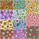 Floral Doodle Fat Quarter Bundle - 11 Pieces - ineedfabric.com