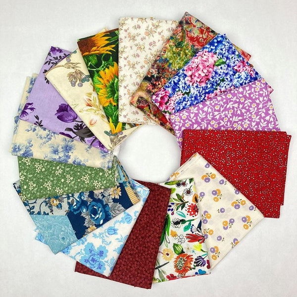 Clearance - Fish Tales Fat Quarter Bundle by Annie Brady Moda Precuts 29  pcs Archived Products - Quilt in a Day / Quilting Fabric