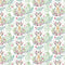 Floral Giraffe Fabric - ineedfabric.com
