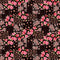 Floral Paisley Patchwork Fabric - Black - ineedfabric.com