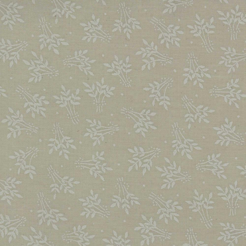 Floral Tone on Tone Fabric - White on Tint - ineedfabric.com