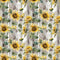 Florals & Wood Planks Pattern 5 Fabric - ineedfabric.com