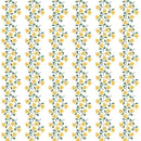 Flower Market Garland Fabric - White - ineedfabric.com