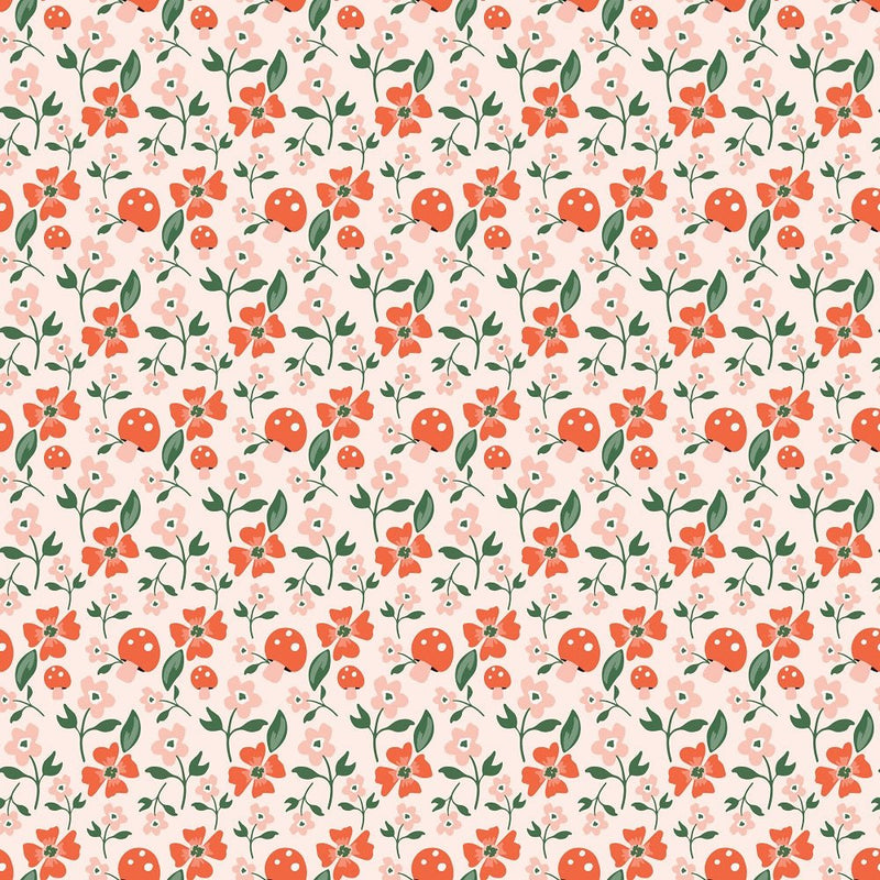 Flower Market Packed Floral Fabric - Pink - ineedfabric.com