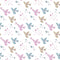 Flowers and Birds with Branches Fabric - ineedfabric.com