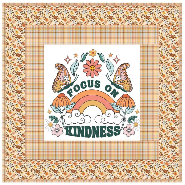 Focus on Kindness Wall Hanging 42" x 42" - ineedfabric.com