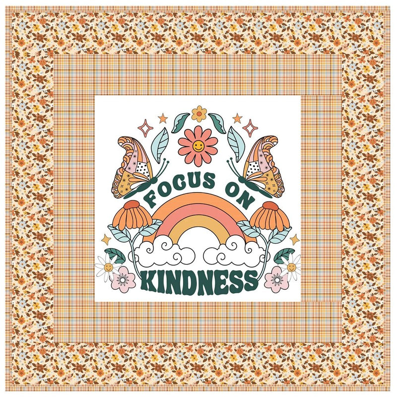 Focus on Kindness Wall Hanging 42" x 42" - ineedfabric.com