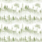 Foggy Forest Watercolor Fabric - Green - ineedfabric.com