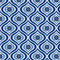 Folklorica Blues Set Geo Fabric - ineedfabric.com