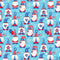 Fourth Of July Gnome Fabric - Blue - ineedfabric.com