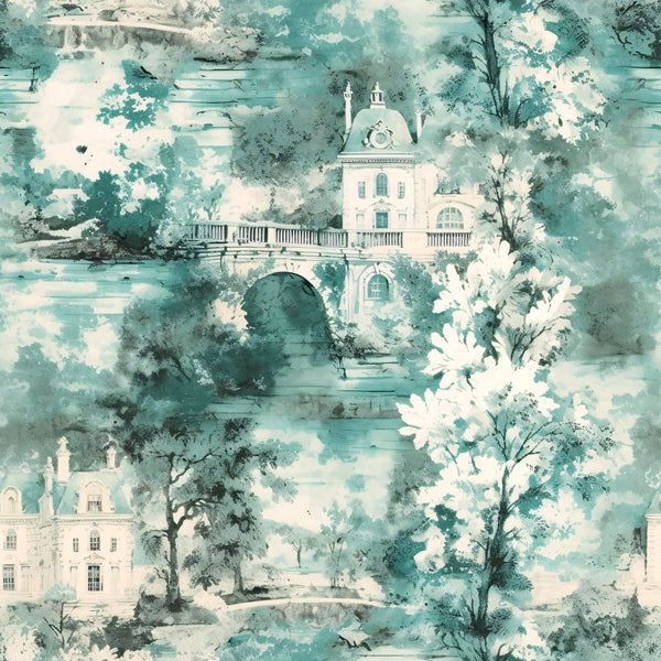 French Country Toile Pattern 14 Fabric - ineedfabric.com