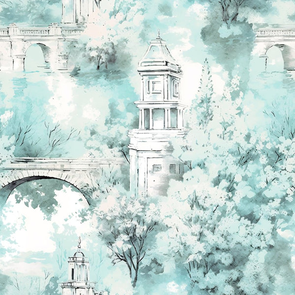 French Country Toile Pattern 17 Fabric - ineedfabric.com