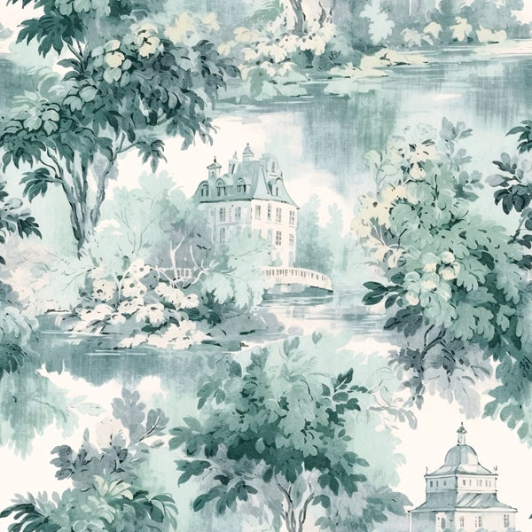 French Country Toile Pattern 5 Fabric - ineedfabric.com