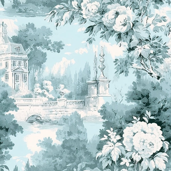 French Country Toile Pattern 7 Fabric - ineedfabric.com