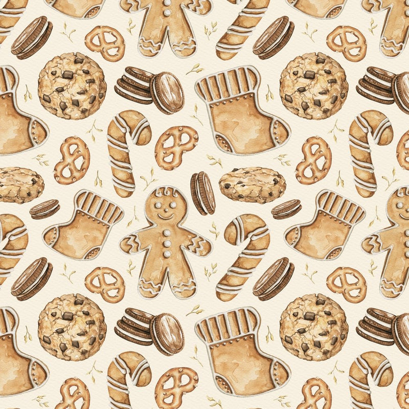 Fresh Baked Sweets Fabric - Tan - ineedfabric.com