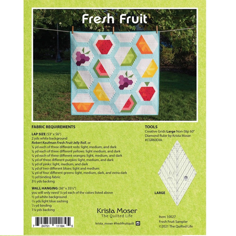 Fresh Fruit Quilt Pattern - ineedfabric.com