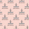 Friends Fountain Flannel Fabric - Peach - ineedfabric.com