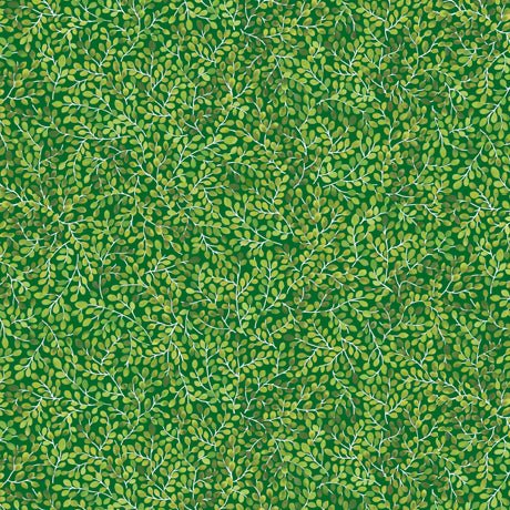 Frogs & Fronds Leaf Vine Fabric - ineedfabric.com
