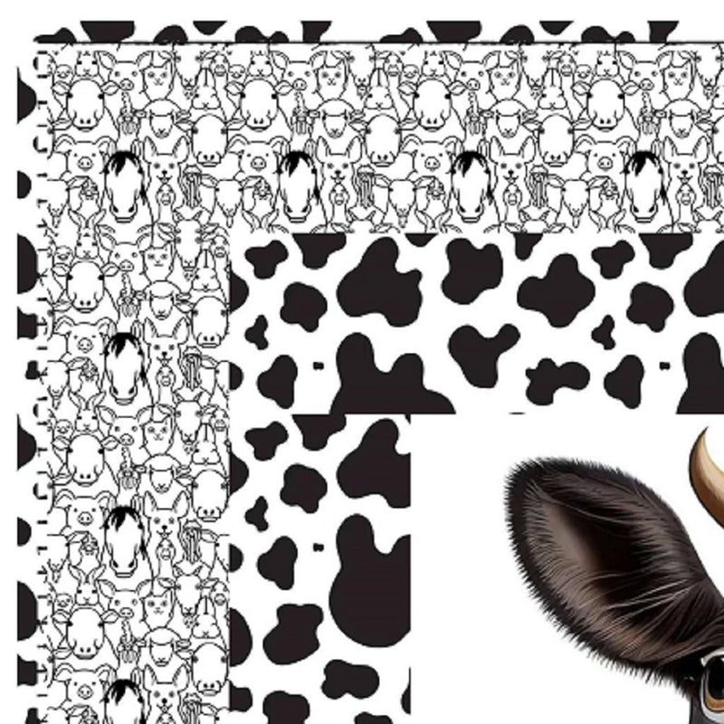 Funny Farm Animal Faces Wall Hanging 42" x 42" - ineedfabric.com