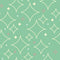 Furious 50s Stars Fabric - Green - ineedfabric.com
