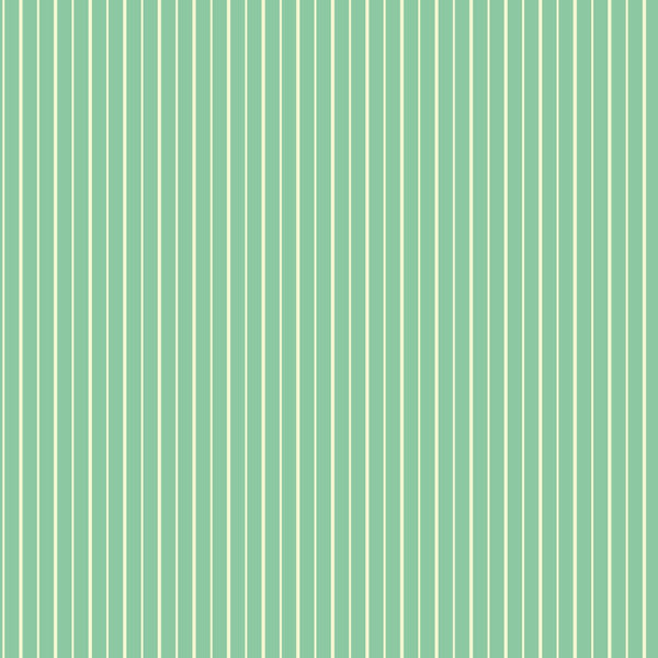 Furious 50s Stripes Fabric - Green - ineedfabric.com