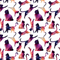 Galaxy Cats Fabric - ineedfabric.com