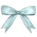 Garden Bow Fabric Panel - Blue - ineedfabric.com