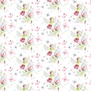 Garden Fairy Fabric - White - ineedfabric.com
