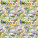 Garden Village Pattern 3 Fabric - ineedfabric.com