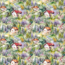 Garden Village Pattern 4 Fabric - ineedfabric.com