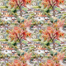 Garden Village Pattern 8 Fabric - ineedfabric.com