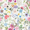 Gentle Summer Flowers Fabric - ineedfabric.com