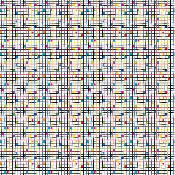 Geometric Abstract Fabric - Multicolor - ineedfabric.com